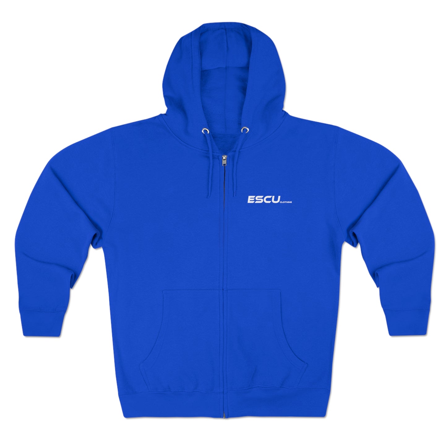 ESCU Clothing Unisex Zip Hoodie